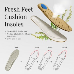 VIVAIA Philippines - VIVAIA 3-in-1 Cuttable Breathable Insole Women's Insoles Apricot - QFH-4448