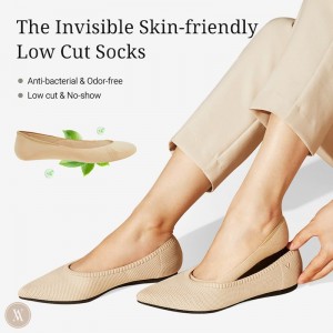 VIVAIA Philippines - VIVAIA 4-Pair Pack Padded Low Cut Women's Socks Padded Low Cut Socks - Almond - GJL-7852