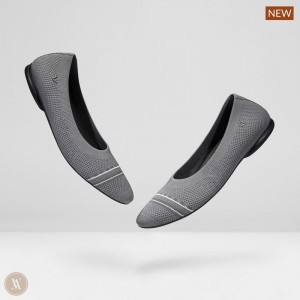 VIVAIA Philippines - VIVAIA Aditi Women's Round-Toe Foldable Flats Grey - NQS-8624