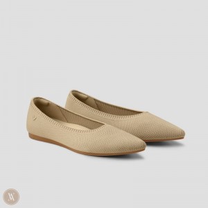 VIVAIA Philippines - VIVAIA Aria 5° Women's Pointed-Toe Ballet Flats Nude Peach - DLT-7514
