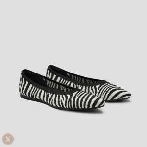 VIVAIA Philippines - VIVAIA Aria 5° Women's Pointed-Toe Ballet Flats Black - ZMM-0579