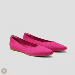 VIVAIA Philippines - VIVAIA Aria 5° Women's Pointed-Toe Ballet Flats Pitaya - AKA-5076