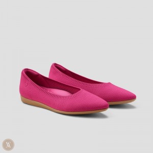 VIVAIA Philippines - VIVAIA Aria CloudWalker Women's Lightweight Pointed-Ballet Flats Pitaya - TCF-5456