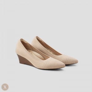 VIVAIA Philippines - VIVAIA Aria Wedge Pro Women's Pointed-Toe Wedge Almond - GFF-0547