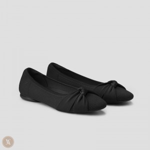 VIVAIA Philippines - VIVAIA Bibi Women's Round-Toe Knotted Flats deep - MGG-1975