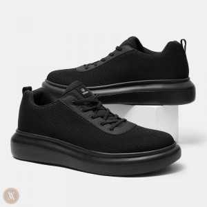 VIVAIA Philippines - VIVAIA Billy Men's Water-Resistant Sneakers Black - LQO-3231