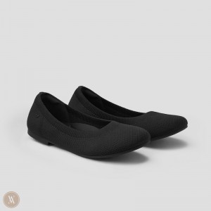 VIVAIA Philippines - VIVAIA Claire Women's Round-Toe Flats Black - VWZ-4953