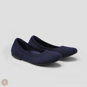 VIVAIA Philippines - VIVAIA Claire Women's Round-Toe Flats Navy - UWR-5634