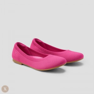 VIVAIA Philippines - VIVAIA Claire Women's Round-Toe Flats Pitaya - BFR-1215