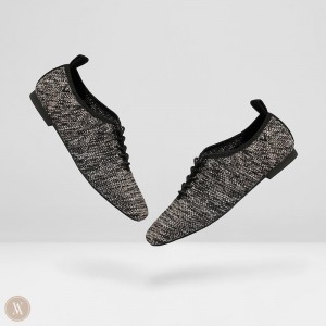 VIVAIA Philippines - VIVAIA Evelyn Women's Square-Toe Wool Oxfords Grey - SOX-0217