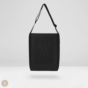 VIVAIA Philippines - VIVAIA Harper Messenger Bag Women's Bags Black - FNK-3787