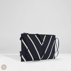 VIVAIA Philippines - VIVAIA Lucy Women's Bags Marine - Chevron - PVK-1364