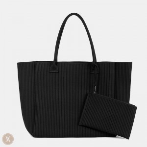 VIVAIA Philippines - VIVAIA Maia Tote Women's Bags Black - TEO-0804