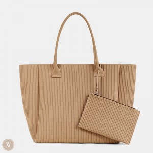 VIVAIA Philippines - VIVAIA Maia Tote Women's Bags Khaki Brown - QXK-1768