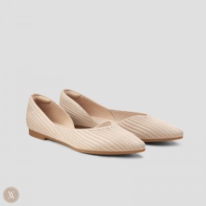VIVAIA Philippines - VIVAIA Melia Women's Pointed-Toe Flats Almond - XMV-5106