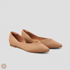 VIVAIA Philippines - VIVAIA Melia Women's Pointed-Toe Flats Nutmeg - UIJ-7539