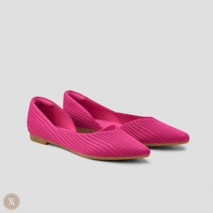 VIVAIA Philippines - VIVAIA Melia Women's Pointed-Toe Flats Pitaya - PYK-1063