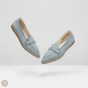 VIVAIA Philippines - VIVAIA Melia Women's Pointed-Toe Loafers Blue - ORO-2707