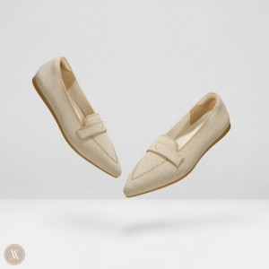 VIVAIA Philippines - VIVAIA Melia Women's Pointed-Toe Loafers Nude Peach - SEG-6461