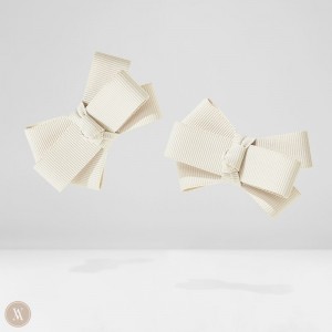 VIVAIA Philippines - VIVAIA Removable Bows-Dora Women's DIY Charms White Cream - FDN-7466