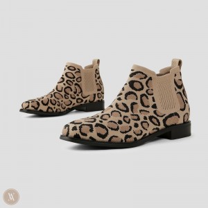 VIVAIA Philippines - VIVAIA Ryan Women's Water Repellent Chelsea Boot Dark Leopard - NSG-9091