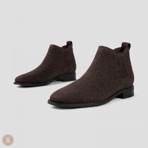 VIVAIA Philippines - VIVAIA Ryan Women's Water Repellent Chelsea Boot Dark Chocolate - HWO-1602