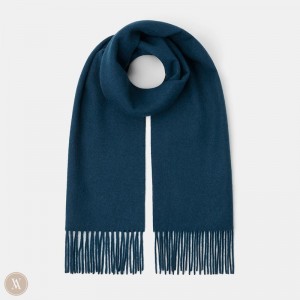 VIVAIA Philippines - VIVAIA Wool Scarf Women's Scarves Dark Blue - RCA-2685