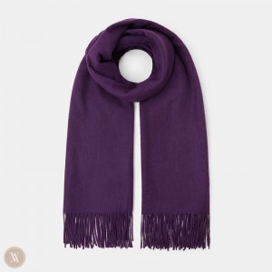 VIVAIA Philippines - VIVAIA Wool Shawl Women's Scarves Purple - BTB-7876