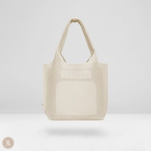 VIVAIA Philippines - VIVAIA Zahara Tote-Cream Ivory Women's Bags Cream White - NTW-4359